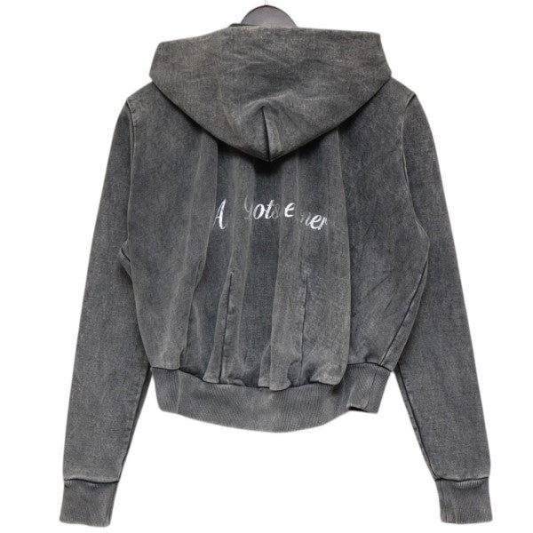 Ans Dotsloevner 古着・中古 アンス ドッツローヴナーの2024SS balloon hoodie ショート丈ジップパーカー スウェットです。