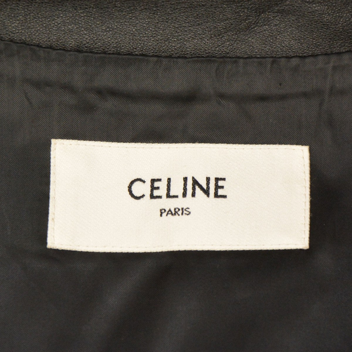 CELINE 2020AW ソフトラムスキンスタッズストレートレザージャケット 686269 古着・中古-8枚目のアイテム画像