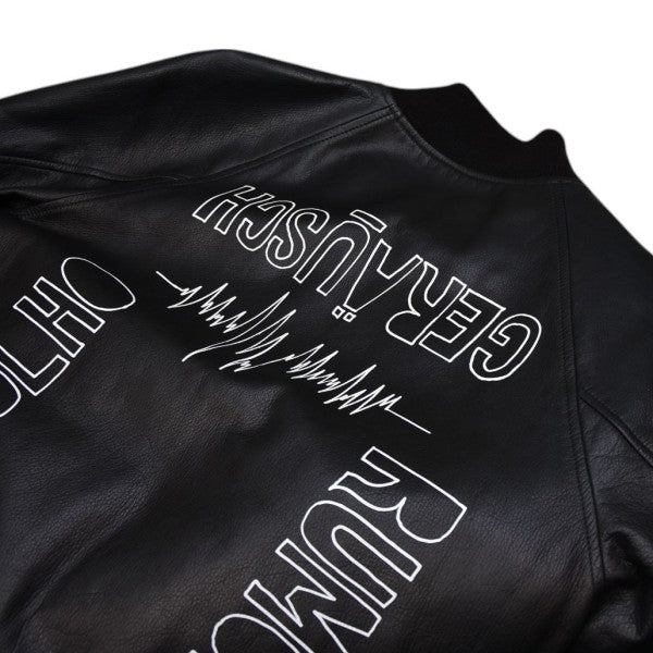 UNDERCOVERISM 2014AW COLD BLOOD期 スケッチプリントレザージャケット ブルゾン N4203-1 古着・中古-4枚目のアイテム画像