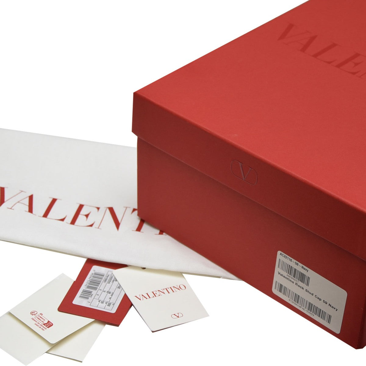 VALENTINO ロックスタッズ スタッズアップリケ コットン ベースボールキャップ 4Y2HDA10FAE 古着・中古-8枚目のアイテム画像