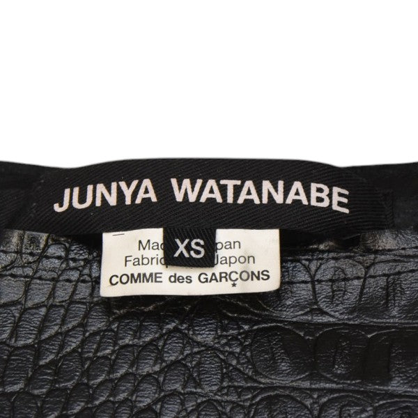 JUNYA WATANABE COMME des GARCONS 2024AW フェイクレザーベスト JN-B008 古着・中古-6枚目のアイテム画像