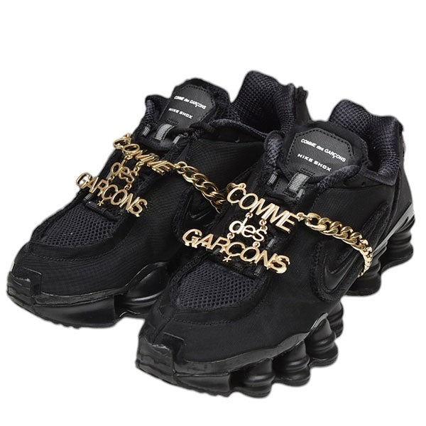 COMME des GARCONS×NIKE 2019SS SHOX TL ロゴチェーンスニーカー CJ0546-001 古着・中古-1枚目のアイテム画像
