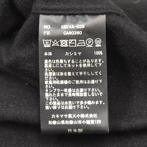 36G Cashmere Varruse Shirt ヴァルーズシャツ プルオーバーカシミヤシャツ KM24A-039