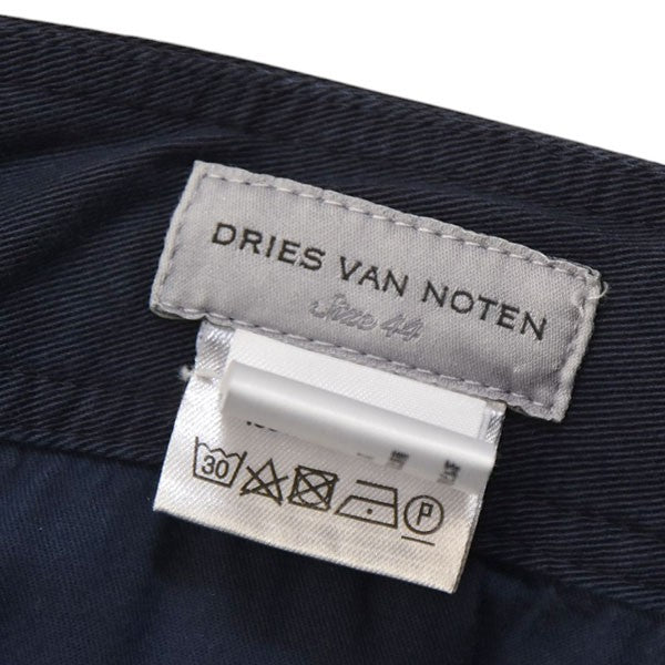 DRIES VAN NOTEN タックワイドテーパードパンツ 古着・中古-8枚目のアイテム画像
