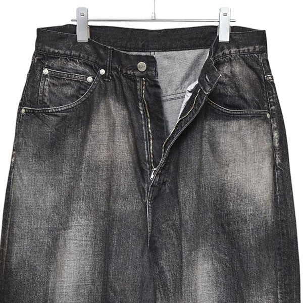 ANCELLM AGING WIDE DENIM PANTS 加工ワイドデニムパンツ ANC-PT48 古着・中古-3枚目のアイテム画像