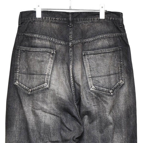ANCELLM AGING WIDE DENIM PANTS 加工ワイドデニムパンツ ANC-PT48 古着・中古-4枚目のアイテム画像
