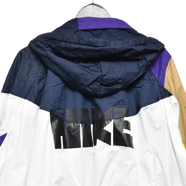 sacai×NIKE 2019AW Hooded Anorak レイヤードジップアップブルゾン ジャケット CD6298-451 古着・中古-4枚目のアイテム画像