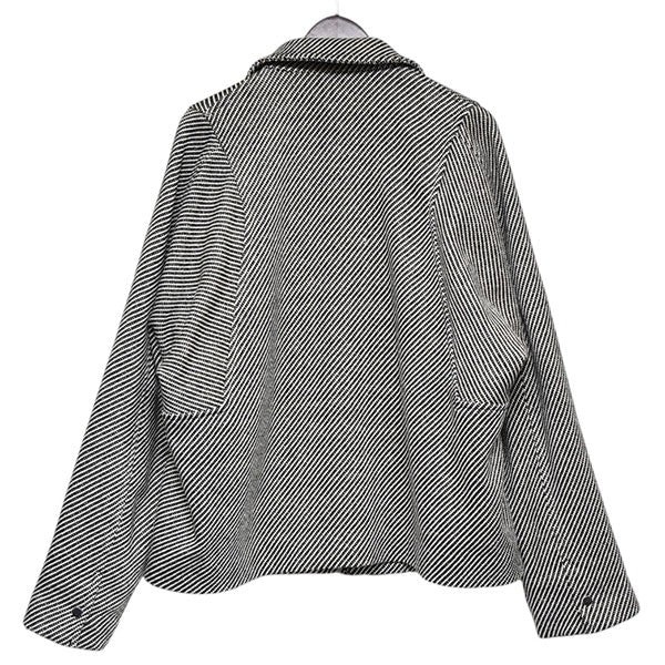 IRENISA 2024AW MODIFIED SLEEVE ZIP BLOUSON ジップアップブルゾン リネンウールジャケット IH-24FW-M007-KE 古着・中古-2枚目のアイテム画像