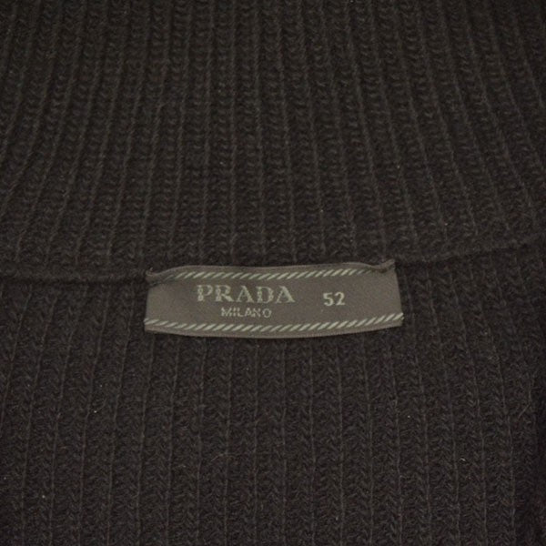 PRADA ドライバーズニット カシミヤ混ジップアップニットジャケット AMA2 2021896 古着・中古-6枚目のアイテム画像