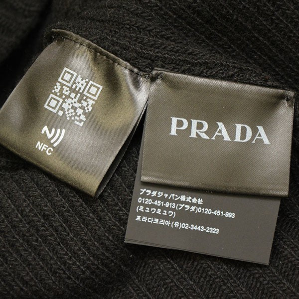 PRADA ドライバーズニット カシミヤ混ジップアップニットジャケット AMA2 2021896 古着・中古-7枚目のアイテム画像