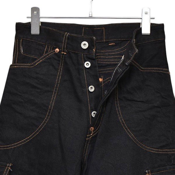 TOMWORKS 久遠別注 CLASSICAL CARGO PANTS カーゴデニムパンツ 古着・中古-3枚目のアイテム画像