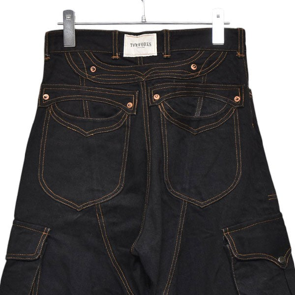 TOMWORKS 久遠別注 CLASSICAL CARGO PANTS カーゴデニムパンツ 古着・中古-4枚目のアイテム画像