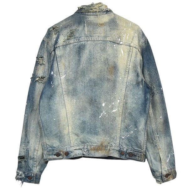 Resurrection Levi’s 3rd Type リメイク ダメージ加工デニムジャケット クラッシュGジャン ジージャン 古着・中古-2枚目のアイテム画像
