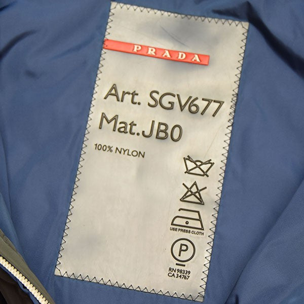 PRADA SPORTS ナイロンアノラックパーカー プルオーバーナイロンジャケット ブルゾン 07PD407400 古着・中古-7枚目のアイテム画像