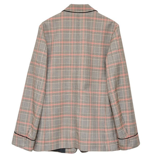 DRIES VAN NOTEN 2018AW ウエスタンテーラードジャケット チェックテーラードジャケット 古着・中古-2枚目のアイテム画像