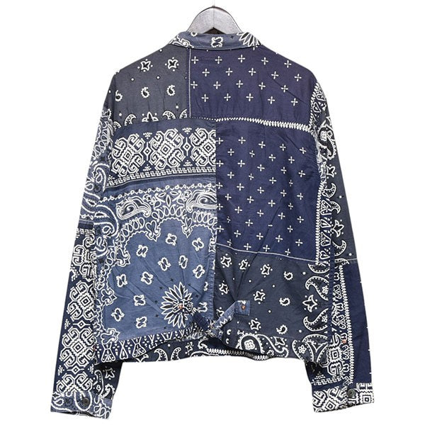 KAPITAL 2019SS Bandana Patchwork 1st Jacket バンダナパッチワークシャツジャケット K1904LJ077 古着・中古-2枚目のアイテム画像