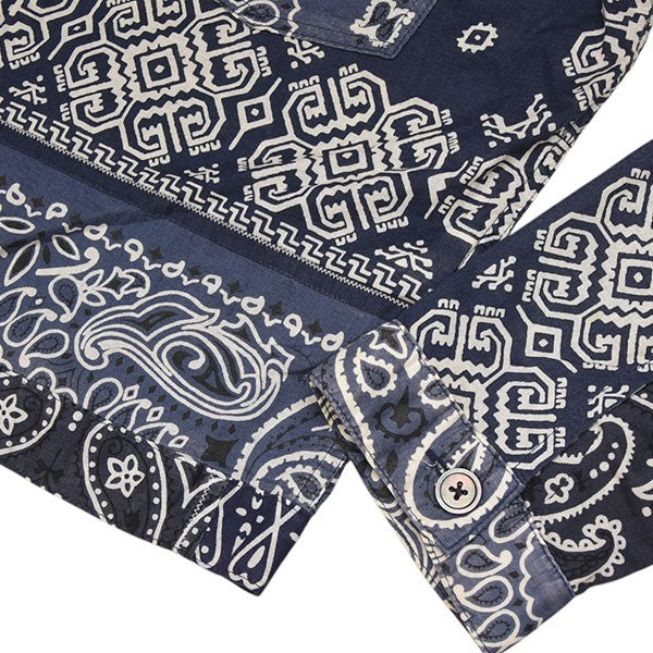 KAPITAL 2019SS Bandana Patchwork 1st Jacket バンダナパッチワークシャツジャケット K1904LJ077 古着・中古-5枚目のアイテム画像