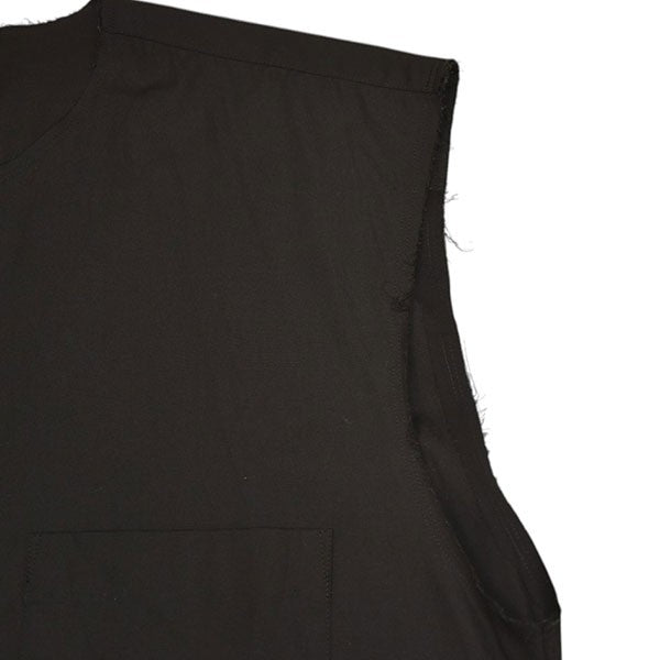 COMME des GARCONS HOMME PLUS 2025SS ノースリーブコットンリボンブラウス シャツベスト PO-B030 古着・中古-4枚目のアイテム画像