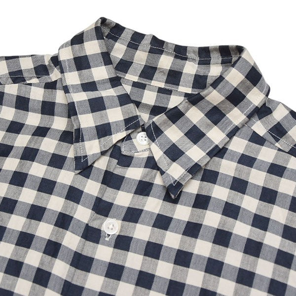 ANSNAM I am dork ギンガムチェックシャツ 古着・中古-3枚目のアイテム画像