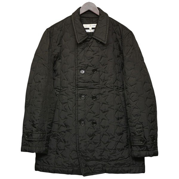 2002AW 星型キルティングPコート W10205