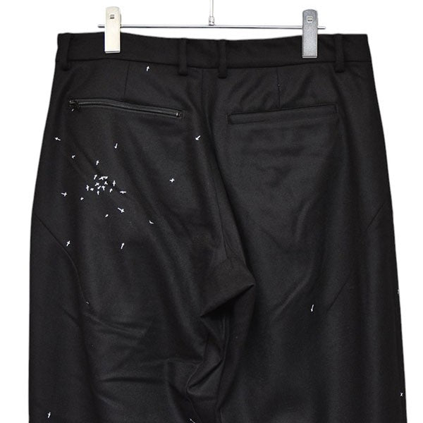 UNDERCOVER 2024AW クロスプリントウールトラウザー ウールスラックスパンツ UC2D4508 古着・中古-5枚目のアイテム画像