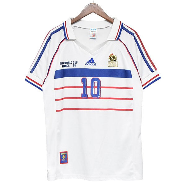 98-99 フランス代表　ジダン　アディダスオフィシャル　当時物ユニフォーム 98-99 フランス代表 ジダン アディダスオフィシャル 当時物