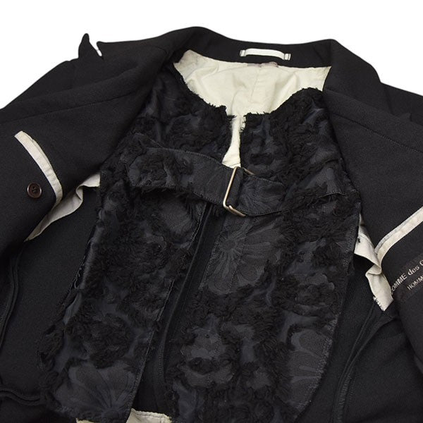 2017AW エステル縮絨レイヤード燕尾ジャケット PT-J026