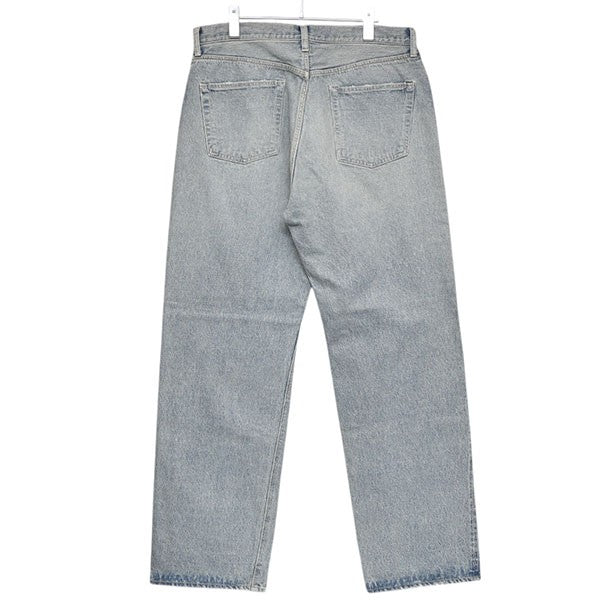 2025SS Cotton Silk SELVAGE DENIM PANTS (VINTAGE FINISH) コットンシルクデニムパンツ ents-DPT01