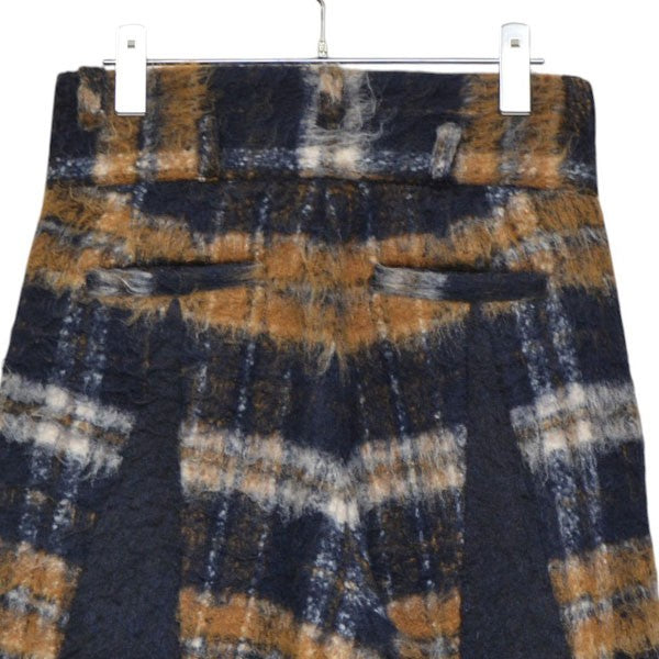 blank 2023AW SHAGGY CHECK WIDE PANTS シャギーチェックワイドパンツ 古着・中古-5枚目のアイテム画像