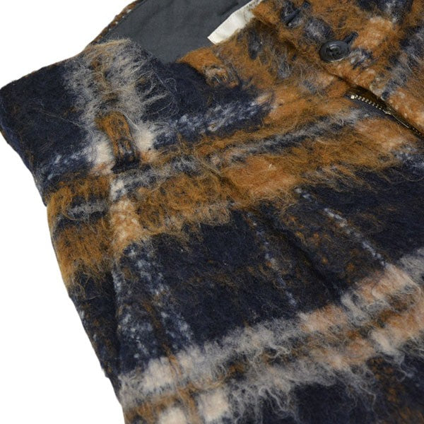 2023AW SHAGGY CHECK WIDE PANTS シャギーチェックワイドパンツ