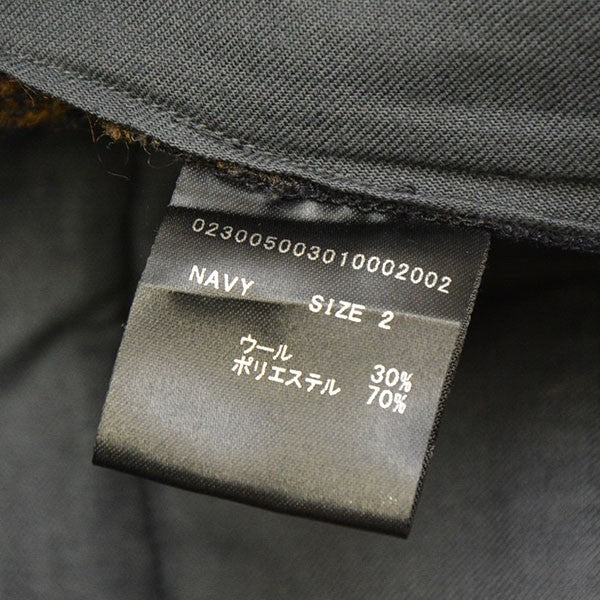 2023AW SHAGGY CHECK WIDE PANTS シャギーチェックワイドパンツ