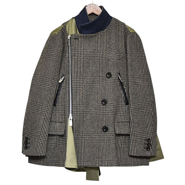 sacai 2020AW ドッキングジャケット 20-05330 古着・中古-1枚目のアイテム画像