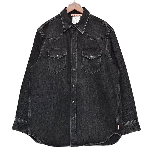 ACNE STUDIOS 2024SS Denim Button Up Shirt ウエスタンデニムシャツ BB0514 古着・中古-1枚目のアイテム画像
