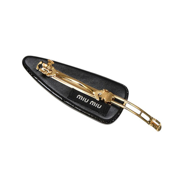 MIU MIU パテントレザー ヘアクリップ 5IF092 069 F0002 古着・中古-3枚目のアイテム画像