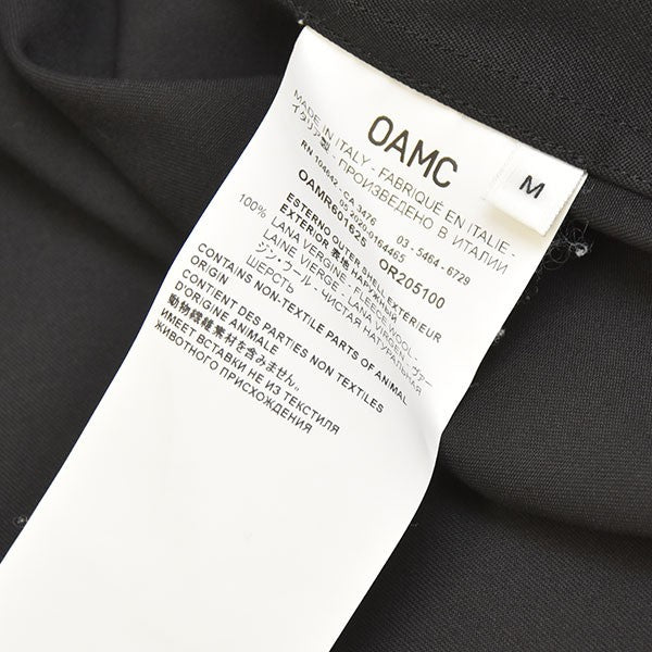 OAMC 2020AW SPIRIT SHIRT WOOL DRILL ノーカラーウールシャツ OAMR061625 OR205100 古着・中古-6枚目のアイテム画像