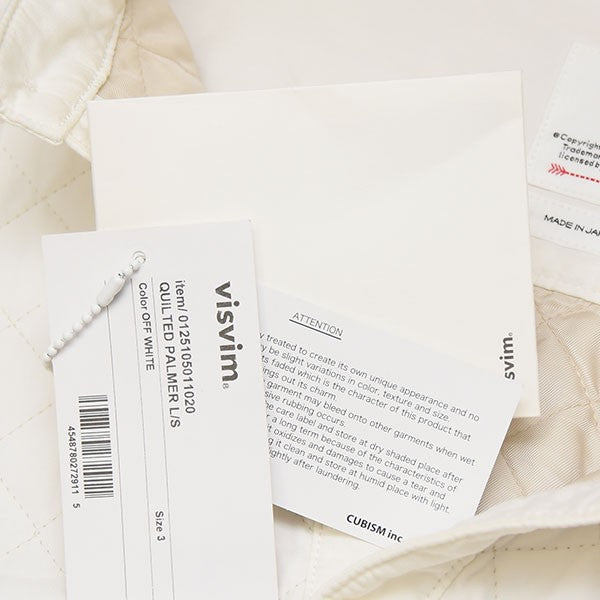 VISVIM 2025SS QUILTED PALMER LS キルティングシャツジャケット 0125105011020 古着・中古-7枚目のアイテム画像