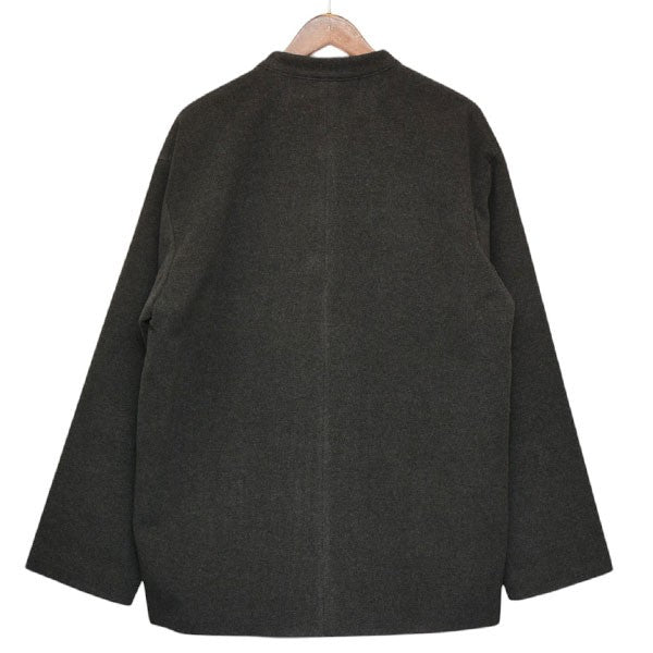 AURALEE×スタイリスト私物 2020AW CASHMERE WOOL MOSSER CHINA BLOUSON カシミヤ混ぜウールチャイナジャケット A20AB02SS 古着・中古-2枚目のアイテム画像