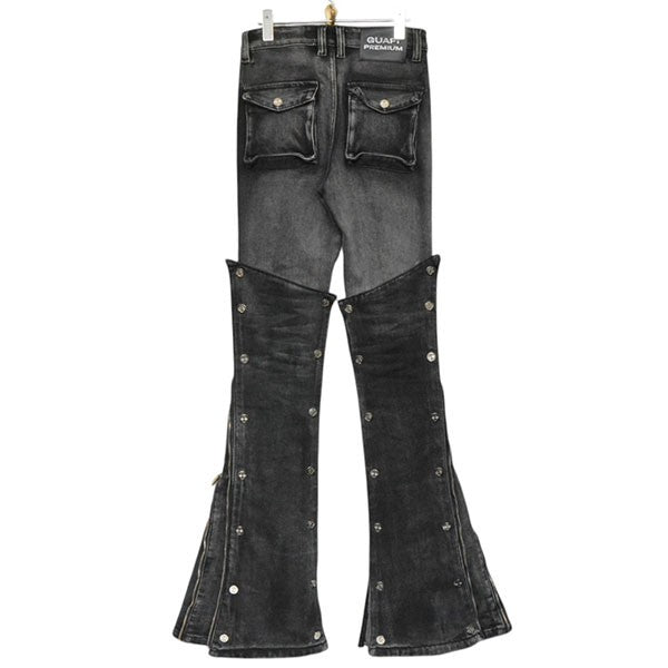 GUAPI Stacked Premium Denim ブーツカットデニムパンツ 古着・中古-2枚目のアイテム画像