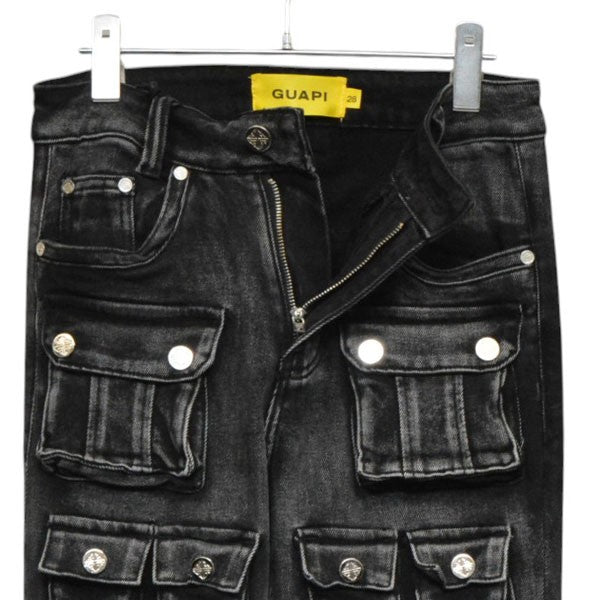 GUAPI Stacked Premium Denim ブーツカットデニムパンツ 古着・中古-3枚目のアイテム画像