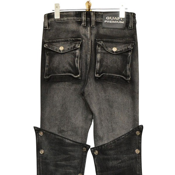 GUAPI Stacked Premium Denim ブーツカットデニムパンツ 古着・中古-4枚目のアイテム画像