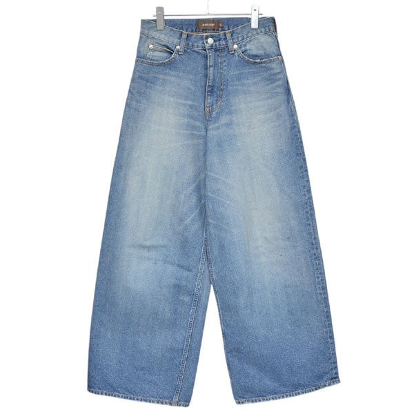 MASU 2025AW MB BAGGY JEANS USED USED加工バギージーンズ ワイドデニムパンツ B25F9PL002 古着・中古-1枚目のアイテム画像