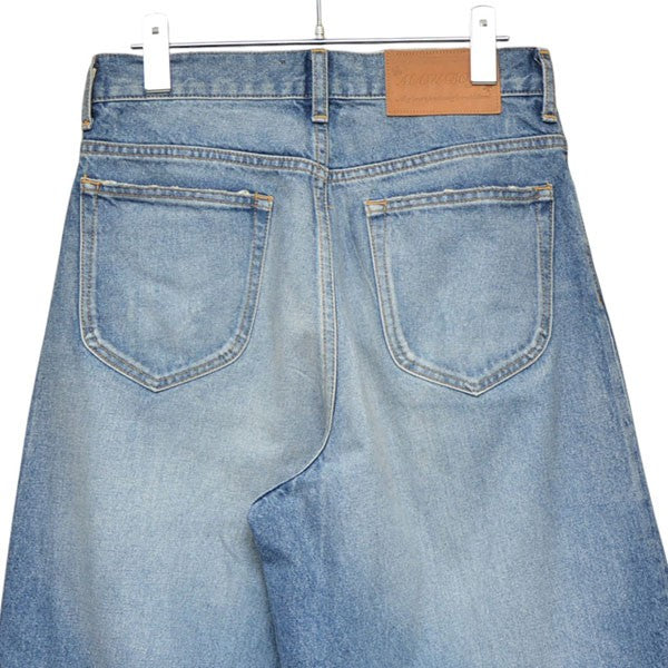 MASU 2025AW MB BAGGY JEANS USED USED加工バギージーンズ ワイドデニムパンツ B25F9PL002 古着・中古-5枚目のアイテム画像
