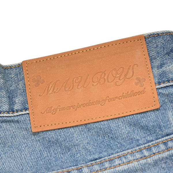 MASU 2025AW MB BAGGY JEANS USED USED加工バギージーンズ ワイドデニムパンツ B25F9PL002 古着・中古-8枚目のアイテム画像