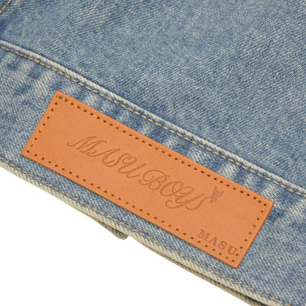 MASU 2025SS MASU BOYS EMBLEM DENIM JACKET デニムジャケット Gジャン ジージャン B25K6BL001 古着・中古-6枚目のアイテム画像