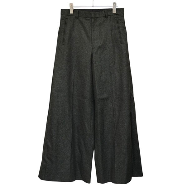 JOHN LAWRENCE SULLIVAN 2020AW side pleats wide pants ワイドウールパンツ 2B005-0120-11 古着・中古-1枚目のアイテム画像
