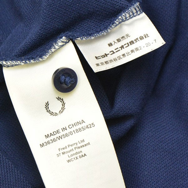 The Fred Perry Shirt ロングスリーブカノコポロシャツ M3636