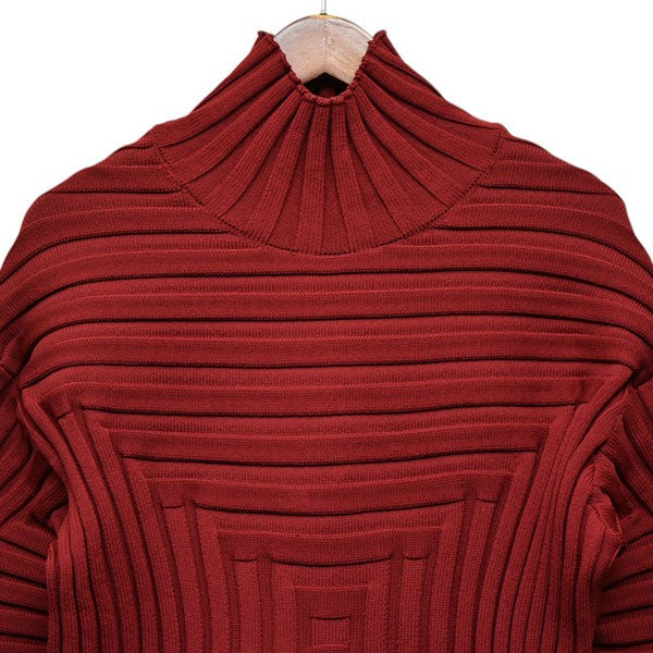 PLEATS PLEASE ISSEY MIYAKE 2023AW FLOST KNIT 変形ニット セーター PP33KK801 古着・中古-3枚目のアイテム画像