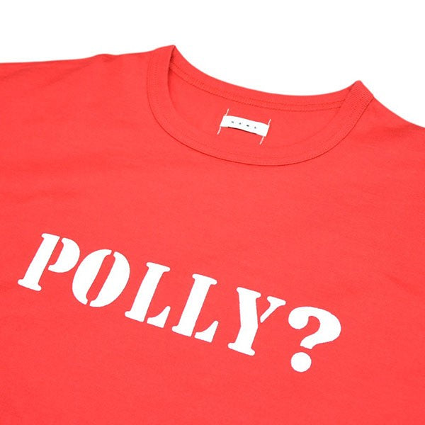 2025SS SILKETE COTTON BIG TEE POLLY プリントTシャツ NMCU-040
