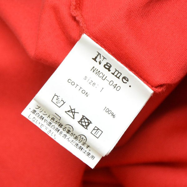 2025SS SILKETE COTTON BIG TEE POLLY プリントTシャツ NMCU-040