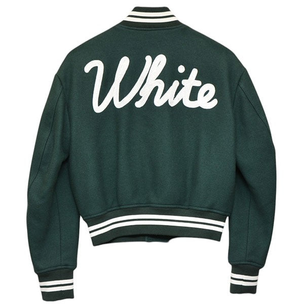 OFFWHITE Virsity Stadium Jacket ウールスタジャン ジャケット ブルゾン OWEA034E17645034 古着・中古-2枚目のアイテム画像